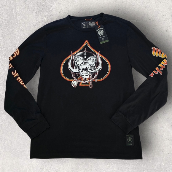 MOTORHEAD Snaggletooth Run Amok Band Long Sleeve T-Shirt Mathis War Pig‎ Medium - Picture 2 of 8